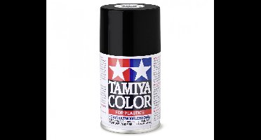 Tamiya Hobbyverf Acrylverf - TS-6 Black - Matt - Acryl Spray - Verf spuitbus - 100 ml