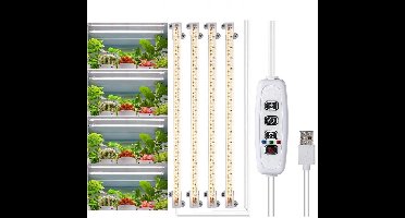 Plantverlichting kweeklamp voor kamerplanten, met volledig spectrum en timer