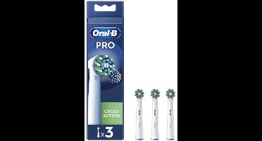 Borstel vervanger Oral-B Pro Cross action 3 Onderdelen