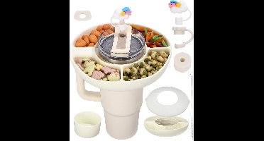 Zeynomax - Snackborden met deksel voor grote feestschalen - ideaal voor picknicks en barbecues