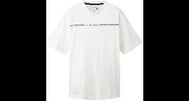 Tom Tailor - T-shirt met print - Maat XXXL - White