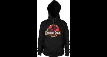 Jurassic Park Distressed Logo Heren Trui met capuchon - zwart - M