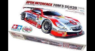 Tamiya Modelbouwpakket Militaire voertuigen - 24293 Open Interf TOM´S SC430 SGT 2006 Plastic - 1:24 - Modelbouw