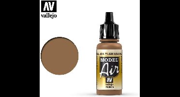 Vallejo Hobbyverf Acrylverf - 71026 Model Air US Flat Brown - Acryl Verf flesje - 17 ml