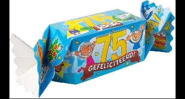 Kado/Snoepverpakking Fun - 75 jaar