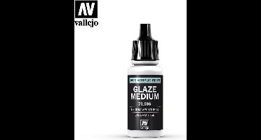 Vallejo Hobbyverf Acrylverf - 70596 Glaze Medium - Acryl - Verdunner - 18 ml