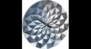 TFA Dostmann 60.3063.06 Wandklok Quartz 396 mm x 44 mm Blauw (metallic)