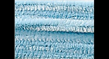 Chenilledraad Folia 50cm lang - 10 stuks hemelsblauw