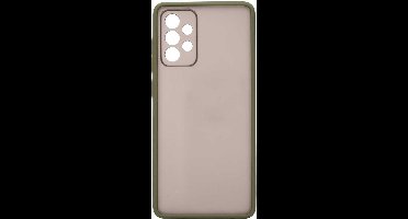 Shop4 - Geschikt voor Samsung Galaxy A72 Hoesje - Bumper Back Case Groen