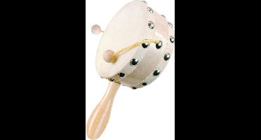 Bino Trommel Instrument Junior Hout 18,5 X 10,5 Cm Naturel