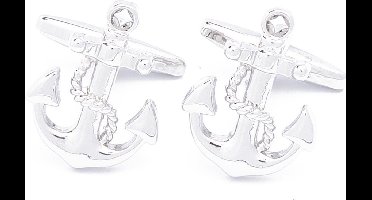 Manchetknopen - Anker met Touw Boot Zeeman Zeilen