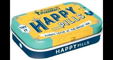 Mint box Happy pills - Nostalgic Art - Pepermuntjes - Mints