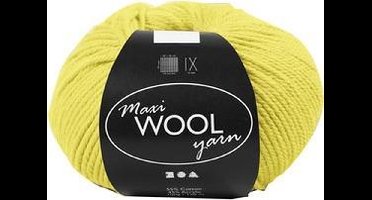 Creativ Company wolgaren geel - breigaren 125m 100g bol.