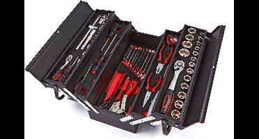 HBM Profi 85 Delige Gevulde Gereedschapskist Met Foam Inlays