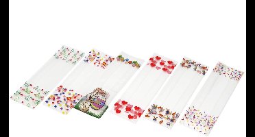Blokbodemzakken 8+5x25cm Holland (50 Stuks) | Uitdeelzakjes
