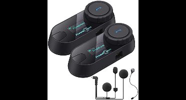 Bluetooth Motorfiets Intercomsysteem met Handsfree Communicatie en FM-radio