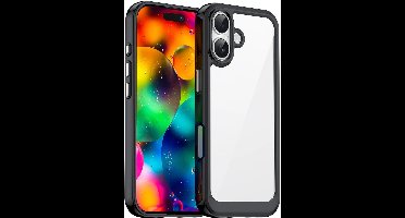 Hurtel Outer Space Case Voor Iphone 17 Transparante Krasbescherming
