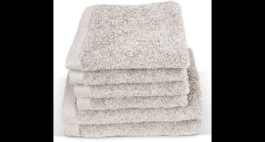 Boraboi® Zachte en Luxe Handdoekenset van Katoen in Zandgrijze Kleur,2 stuks