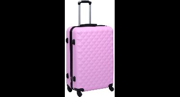 vidaXL - Harde - koffer - ABS - roze