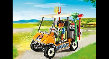 Playmobil Dierenverzorger met materiaal  - 6636