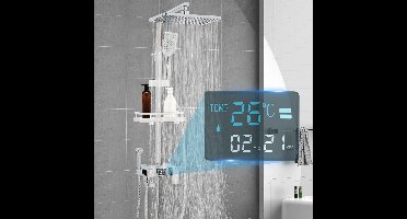 Handdouche – Douchekop – Regendouche – Doucheset – Spraygun – Verstelbare Hoofd- en Handdouche – Hoogwaardig Roestvrij Staal – Waterbesparend & Eenvoudig Schoonmaken