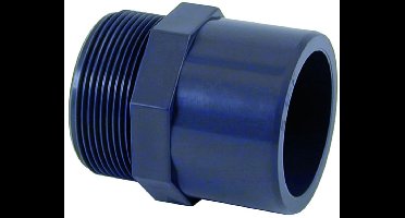 PVC-U overgang sok x AG 50-40mm x 1 1/4" PN10