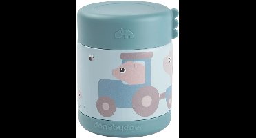 Done By Deer Food Jar - Tiny Farm - Blue - 300 ml