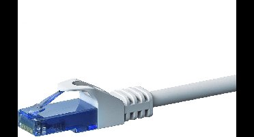 Danicom UTP CAT6a patchkabel - 30 meter wit - 100% koper - netwerkkabel - internetkabel - UTP kabel - RJ45 - 10000 mbit/s