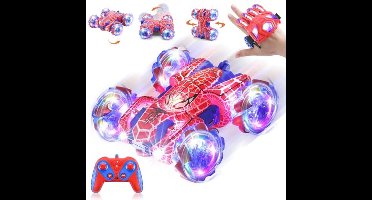 Spider op afstand bestuurde auto vanaf 3, 4, 5, 6, 7, 8, 9, 10 jaar, 4WD 2,4 GHz, 360° rotatie, drift monstertruck, speelgoed, op afstand bestuurde auto met handbediening, verjaardagscadeau voor