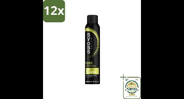 SYOSS - Pure Fresh Droogshampoo - Shampoo - Langdurige Styling - 200ml - Voordeelverpakking - 12 stuks - Haarverzorging - Sjoss