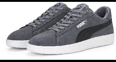 PUMA PUMA Smash 3.0 Unisex Sneakers - Gray Tile-PUMA Black-PUMA White