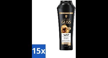 Gliss - Shampoo - Ultimate Repair - Voor Intensief Herstel - 250 ml - Bulkverpakking - 15 stuks