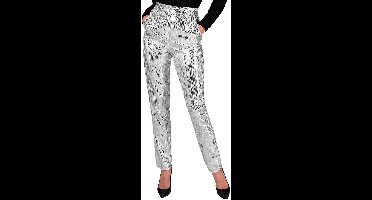Pailletten Broek Over The Moon Silver Vrouw