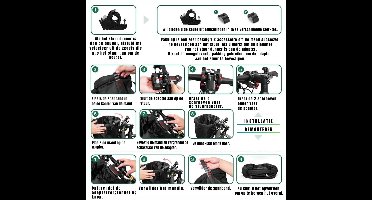 RVV® Hondenfietsmand - Fietstas Hond - Hondenfietsmand Afneembaar - 33 x 22 x 25 - tot 5Kg