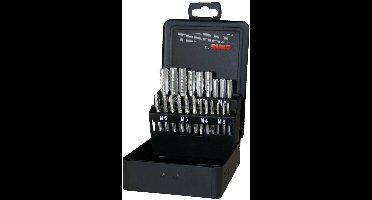TERRAX by RUKO Handgewindebohrer-Satz M DIN 352 HSS - 21 tlg. (Ka...