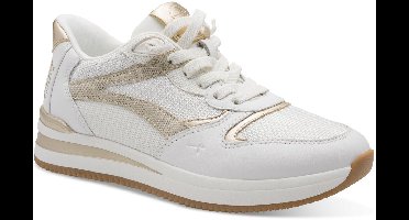 Tamaris Comfort Essentials Dames Sneakers - WIT/GOUD