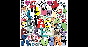 52 stuks alfabet lore stickers voor kinderen - waterdichte vinyl stickers voor waterflessen, telefoons, skateboards en laptops