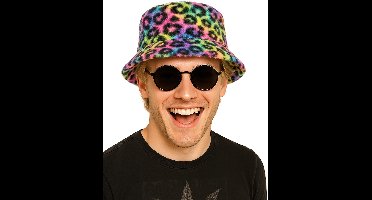 WIDMANN - Multicoloured luipaard pluche bob