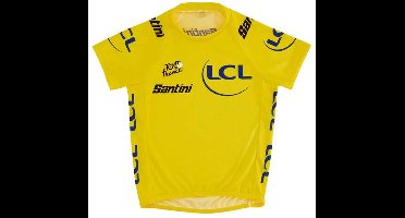 Santini Tour de France Gele trui Baby Kids - Gpm Baby Overall Leader Jersey Yellow - one size