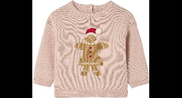 Vertbaudet Kersttrui voor babymeisjes met koekjesmotief