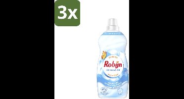 Robijn – Vloeibaar Wasmiddel – Klein & Krachtig Stralend Wit – 1,19 L - Bulkverpakking - 3 stuks