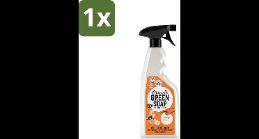 1 x Marcel's Green Soap - Keukenreiniger - Sinaasappel & Jasmijn - Tegen vet & vuil - 500 ml - Keukenreiniger - Vet En Vuil Verwijderen - Natuurlijke Keukenreiniger - Biologisch Afbreekbaar - Vegan
