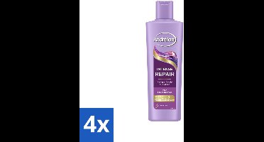 Andrélon – Shampoo – Intense Repair – 250 ml - Voordeelverpakking - 4 stuks
