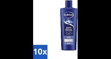 Andrélon – Shampoo – Anti Roos Men – 400 ml - Bulkverpakking - 10 stuks