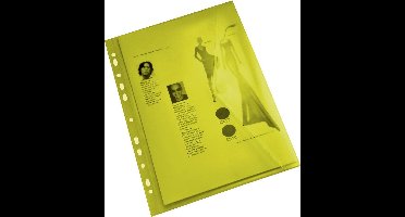 EXXO-HFP # 35353 - A4 Ringband Documententas - Geel - 1 Pak @ 10 stuks