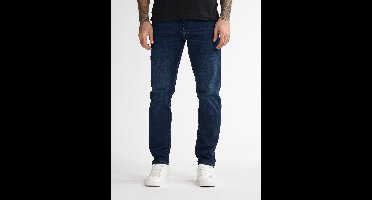 Petrol Industries Heren Jeans Regular Tapered Fit Russel - Spijkerbroek - Stretchdenim - Essentials Collection - Blauw - Maat W28L30