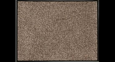 MD Entree - Sahara Steel Deurmat - Droogloopmat - Schoonloopmat - 60 x 80 cm - Poolhoogte 10 mm - Antislip - Hoge vochtabsorptie - Wasbaar - Hoogwaarige kwaliteit - Verschillende afmetingen & Kleuren.