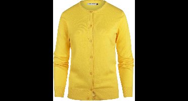 Steppin' Out Vest Cashmere Dames Geel - Maat M - Heren