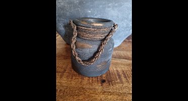 Windlicht goud/bruin