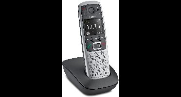 Gigaset E560 Analoge-/DECT-telefoon Zwart, Zilver